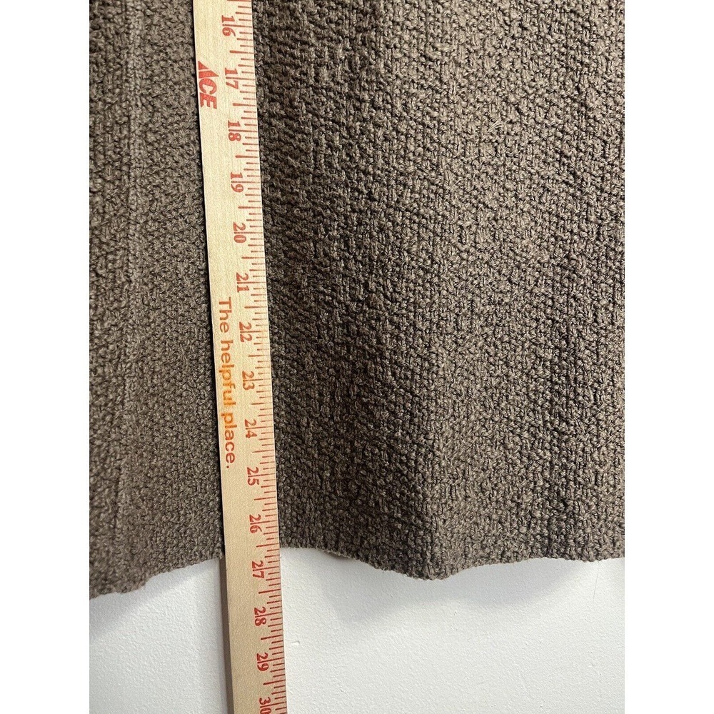 Willow Button-Up Knit Cardigan Sweater Size Large Chucky Knit Tan Brown - Picture 7 of 8